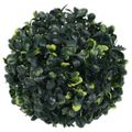 vidaXL Umelé buxusové gule s LED svetlami, 2 ks, zelená, 22 cm