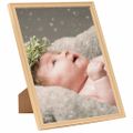 vidaXL Fotorámiky na stôl, koláž 5 ks, svetlý dub 18x24 cm