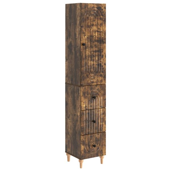 vidaXL Sada skríň 2 pcs 33 x 34,5 x 90 cm Kompozitné drevo