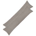 vidaXL Poťah na podložku 2 pcs HEERLEN Svetlosivá 40 x 145 cm Bouclé