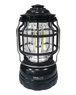 LED COB 3x3W vonkajšia lampa na batérie TR-216R TRIXLINE čierna