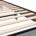 vidaXL Posteľný rám sivý sonoma 90x200 cm kompozitné drevo a kov