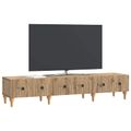 vidaXL TV skrinka 147 x 34,5 x 30 cm Dub artisan Kompozitné drevo