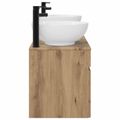 vidaXL Set kabinetov do kúpeľne 3 ks Dub artisan 49 x 44,5 x 66,5 cm