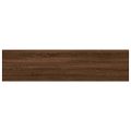 vidaXL Nástenné police 4 ks hnedý dub 40x10x1,5 cm kompozitné drevo