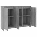 vidaXL Komoda sivý dub sonoma 102x33x75 cm drevotrieska