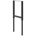vidaXL Rámy na pracovné stoly 2 ks kovové 55x(69x95,5) cm čierne
