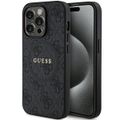 Puzdro Guess pre iPhone 15 Pro Max 6,7" GUHMP15XG4GFRK čierna HC MAGSAFE PU 4G RING CLASSIC LOGO