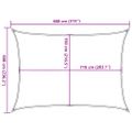 vidaXL Tieniaca plachta 160 g/m² bledozelená 6x8 m HDPE