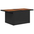 vidaXL Súprava záhradných pohoviek 9 ks Čierna polyratan