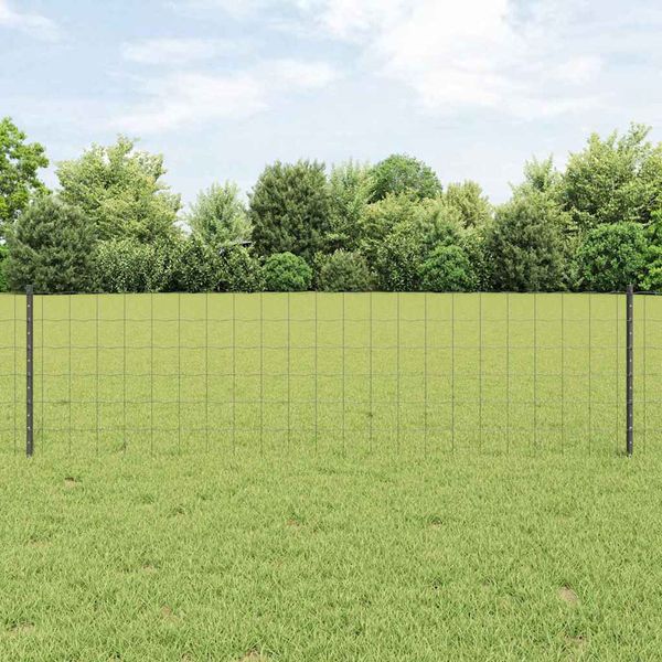 vidaXL Zvarený drôtený plot 10 x 0,6 m (Š x V) PVC potiahnutá oceľ