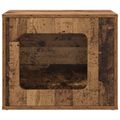 vidaXL Mačka Dom Staré drevo 51 x 30 x 42,5 cm Kompozitné drevo