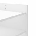 vidaXL Konferenčný stolík biely 100x50x50 cm kompozitné drevo