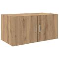 vidaXL Nástenná skrinka dub artisan 80 x 42.5 x 40 cm Kompozitné drevo