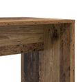 vidaXL Stôl Staré drevo 138,5 x 55 x 143 cm Kompozitné drevo