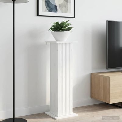 vidaXL Stojan na rastliny 2 pcs Biela s vysokým leskom