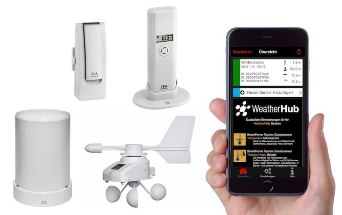 31.4005.02 TFA WeatherHub SET5 bezdrôtový monitor klímy