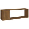 vidaXL TV skrinka hnedý dub 100x24x32 cm spracované drevo