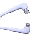 Maxlife MXUC-09 uhlový kábel USB-C - Lightning 1,0 m 27W biely