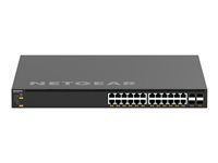 Prepínač - L3 - riadený - 24 x 100/1000/2.5G/5G/10GBase-T (PoE+) + 4 x 1/10/25 Gigabit SFP28 - prúdenie vzduchu spredu dozadu - Možná montáž do rozvádzača - PoE+ (576 W)