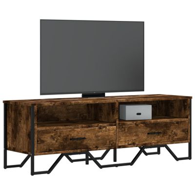vidaXL TV stolík dub sonoma 122x34x41 cm kompozitné drevo
