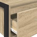 vidaXL Koncový stôl Sonoma 100 x 36 x 75 cm Kompozitné drevo
