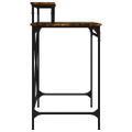 vidaXL Stôl dub sonoma 80x50x90 cm spracované drevo a železo