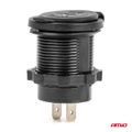 Nabíjačka do auta 2x USB 3.1A 12/24V vodotesná AMiO-04216