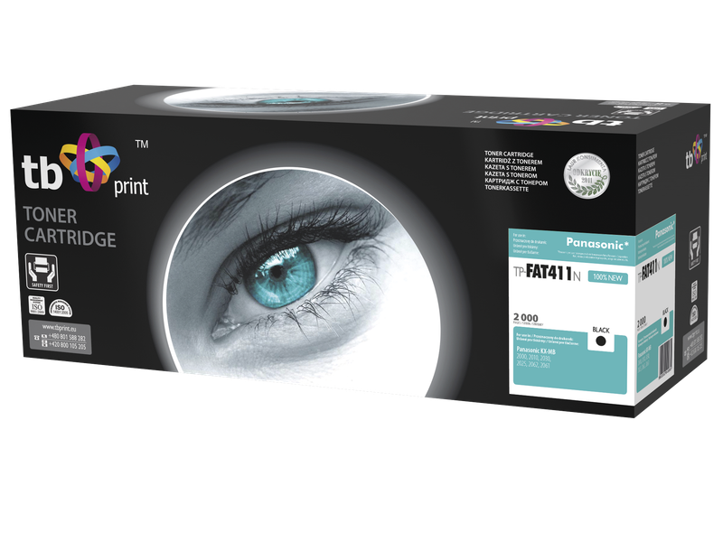 Toner TB kompatibilný s Panasonic KX-FAT411E,Black