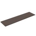 vidaXL Nástenné panely 12 ks sivohnedé 60x15 cm látkové 1,08 m²