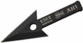 ESEE AH1-ARROWHEAD-CS Arrowhead Point hrot šípu 6 cm, uhlíková oceľ, čierna