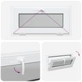 vidaXL Podkrovné okno RISOR 80 x 40 cm PVC a sklo