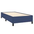 vidaXL Boxspring posteľ s matracom modrá 100x200 cm látka