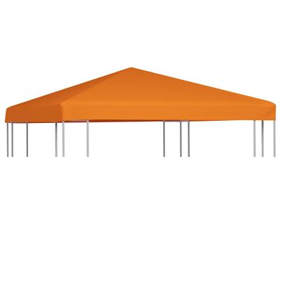 vidaXL Strieška na altánok 310 g/m², 3x3 m, oranžová