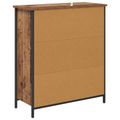 vidaXL Servírovacia skriňa Staré drevo 70 x 30 x 80 cm