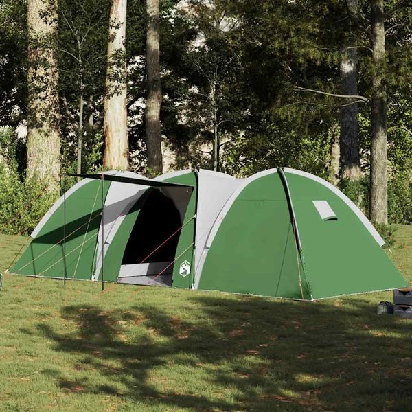 vidaXL Rodinný stan, kupola, 8 osôb, zelený, vodoodolný