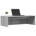 vidaXL Nástenný stôl Sivý Sonoma Kompozitné drevo 100 x 45 x 30 cm