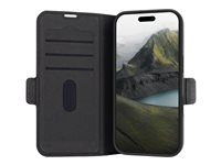 Puzdro s klopou pre mobilný telefón - bulk - plast - čierna - pre Apple iPhone 16 Pro