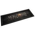vidaXL Kuchynský koberec, prateľný, nápis Coffee 60x180 cm, zamat
