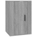 vidaXL Nástenné TV skrinky 2 ks sivé sonoma 40x34,5x60 cm