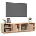 vidaXL TV skrinka 156x40x40 cm masívna borovica