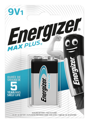 Energizer Max Plus 9V alkalická batéria 1ks EN-53542338900