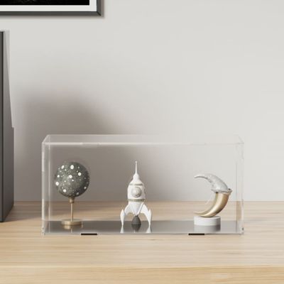 vidaXL Priehľadná reklamná krabica 24x12x11 cm akrylová