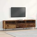 vidaXL TV skrinka 150 x 30 x 44,5 cm Staré drevo Kompozitné drevo
