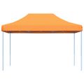 vidaXL Skladací pop-up párty stan oranžový 410x279x315 cm