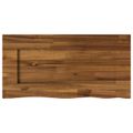 vidaXL Obdĺžnikový stôl 90 x 50 x 3,5 cm Obdĺžnikový Prírodná