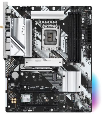 OPRAVENÉ - ASRock B760 PRO RS/D4 WIFI / Intel B760 / LGA1700 / 4x DDR4 / 3x M.2 / HDMI / DP / USB-C / WiFi / ATX Základní deska, Intel B760, LGA1700, 4× DDR4 DIMM (max. 128GB), 3× M.2, HDMI, DisplayPort, USB-C, Wi-Fi, ATX - OPRAVENÉ