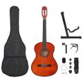 vidaXL 12-dielna klasická gitarová sada pre začiatočníkov 4/4 39"