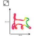 MANTA RGB CAT, LED Neon plexi dekorácia
