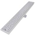 vidaXL Rovný sprchový odtok 2 ks s bublinkami 930x140 mm nehrdzavejúca oceľ